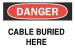 5N519 - Danger Sign, 7 x 10In, R and BK/WHT, ENG Подробнее...