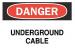 5N548 - Danger Sign, 7 x 10In, R and BK/WHT, ENG Подробнее...