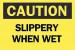 5N584 - Caution Sign, 10 x 14In, BK/YEL, ENG, Text Подробнее...