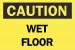 5N594 - Caution Sign, 7 x 10In, BK/YEL, Wet FL, ENG Подробнее...