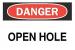 5N600 - Danger Sign, 7 x 10In, R and BK/WHT, ENG Подробнее...