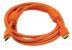 5RFF6 - HDMI Cable, High Speed, Orange, 10ft., 28AWG Подробнее...