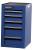 5RRG4 - Side Cabinet, 19 In, 5 Dr, Blue Подробнее...