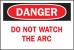 1M168 - Danger Sign, 10 x 14In, R and BK/WHT, AL Подробнее...