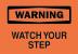 5T268 - Warning Sign, 7 x 10In, BK/ORN, ENG, Text Подробнее...