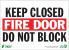 5VUR8 - Fire Door Sign, 10 x 14In, R and BK/WHT Подробнее...