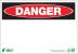 5VUU6 - Danger Sign, 7 x 10In, R and BK/WHT, BLK Подробнее...