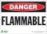 5VUY9 - Danger Sign, 10 x 14In, R and BK/WHT, FLMB Подробнее...