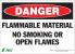 5VUZ7 - Danger No Smoking Sign, 10 x 14In, ENG Подробнее...