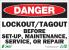 5VXD4 - Danger Security Sign, 10 x 14In, ENG, Text Подробнее...