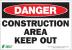 5VXF3 - Danger Sign, 7 x 10In, R and BK/WHT, ENG Подробнее...