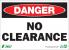 5VXH0 - Danger Sign, 10 x 14In, R and BK/WHT, ENG Подробнее...