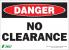 5VXH1 - Danger Sign, 10 x 14In, R and BK/WHT, ENG Подробнее...