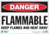 5VXL4 - Danger Sign, 7 x 10In, R and BK/WHT, ENG Подробнее...