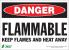 5VXL7 - Danger Sign, 10 x 14In, R and BK/WHT, ENG Подробнее...