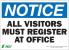 5VXP3 - Notice Security Sign, 10 x 14In, ENG, Text Подробнее...