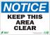 5VXR2 - Notice Sign, 7 x 10In, BL and BK/WHT, ENG Подробнее...