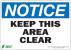 5VXR3 - Notice Sign, 7 x 10In, BL and BK/WHT, ENG Подробнее...