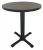 5VYA0 - Pedestal Table, 29x36, Gray Подробнее...