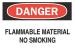 5X019 - Danger No Smoking Sign, 7 x 10In, ENG, Text Подробнее...