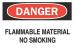 5X020 - Danger No Smoking Sign, 10 x 14In, ENG Подробнее...