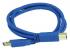 5XFV0 - USB 3.0 Cable, 3 ft.L, Blue Подробнее...
