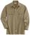 5XRR7 - Long Sleeve Shirt, Khaki, Poly/Cott, 2X Подробнее...