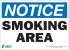 5YFP0 - Notice No Smoking Sign, 10 x 14In, ENG Подробнее...