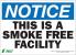 5YFP4 - Notice No Smoking Sign, 10 x 14In, ENG Подробнее...