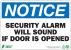 5YFR7 - Notice Security Sign, 7 x 10In, ENG, Text Подробнее...