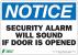 5YFR8 - Notice Security Sign, 7 x 10In, ENG, Text Подробнее...