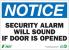 5YFR9 - Notice Security Sign, 10 x 14In, ENG, Text Подробнее...