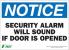 5YFT0 - Notice Security Sign, 10 x 14In, ENG, Text Подробнее...