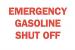 5Z429 - Fire Emergency Sign, 10 x 14In, R/WHT, ENG Подробнее...