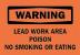 5Z499 - Warning No Smoking Sign, 7 x 10In, BK/ORN Подробнее...