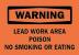 5Z501 - Warning No Smoking Sign, 10 x 14In, BK/ORN Подробнее...