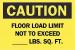 5Z521 - Caution Sign, 7 x 10In, BK/YEL, ENG, Text Подробнее...