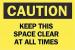 5Z537 - Caution Sign, 7 x 10In, BK/YEL, ENG, Text Подробнее...