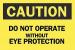 5Z561 - Caution Sign, 10 x 14In, BK/YEL, ENG, Text Подробнее...