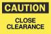 5Z965 - Caution Sign, 10 x 14In, BK/YEL, ENG, Text Подробнее...