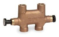 6A773 By Pass Valve, 3/4 In, Solder, Bronze