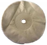6A827 Buffing Wheel, Spiral Sewn, 10 In Dia.