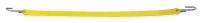 6A967 Bungee Strap, S-Hook, 18 In.L, Yellow