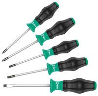 6AAD5 Cushion Grip Combo Screwdriver Set, 5 Pc