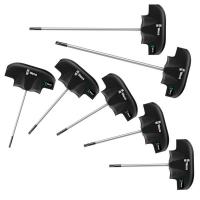 6AAN4 TORX(R) Driver Set, T-Handle, T9-T27, 7 Pc