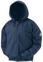 6ACN8 FR Hooded Sweatshirt, Navy, LT, Zipper