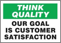 6AFE0 Quality Control Sign, 7 x 10In, ENG, Text