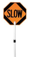 6AFT7 Paddle Sign, Stop/Slow, ABS Plastic