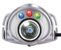 6AHC3 Headlamp, AA , LED , 185 Lumens, Silver