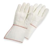 6AJ18 Heat Resistant Gloves, White, Men&#39;s L, PR